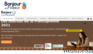 bonjourdefrance.com Screenshot