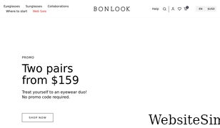 bonlook.com Screenshot