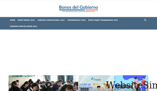 bonosdelgobierno.com Screenshot