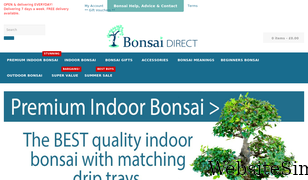bonsaidirect.co.uk Screenshot