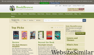 bookbrowse.com Screenshot