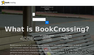 bookcrossing.com Screenshot