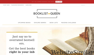 booklistqueen.com Screenshot