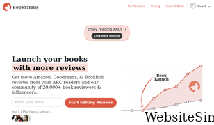 booksirens.com Screenshot