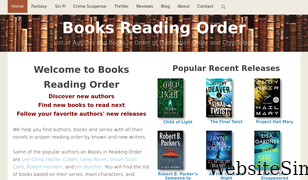 booksreadingorder.com Screenshot