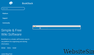bookstackapp.com Screenshot