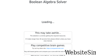 boolean-algebra.com Screenshot