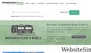 boondockersbible.com Screenshot