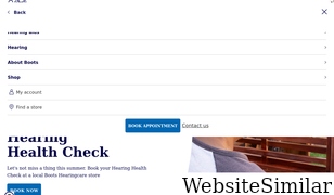 bootshearingcare.com Screenshot