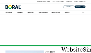 boral.com.au Screenshot