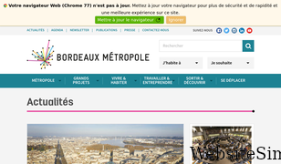 bordeaux-metropole.fr Screenshot