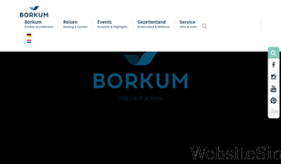 borkum.de Screenshot