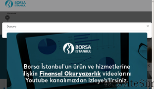 borsaistanbul.com Screenshot