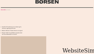borsen.dk Screenshot