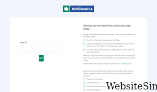bosbank24.pl Screenshot