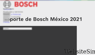 bosch.com.mx Screenshot