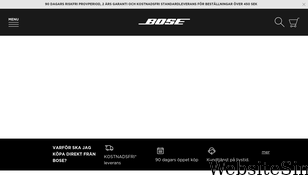 bose.se Screenshot