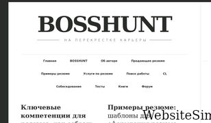 bosshunt.ru Screenshot