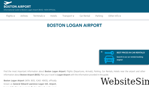 boston-airport.com Screenshot