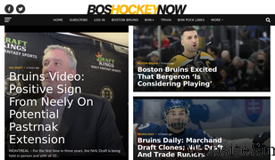 bostonhockeynow.com Screenshot