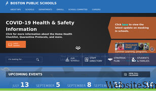 bostonpublicschools.org Screenshot