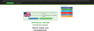 botanical-online.com Screenshot