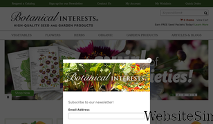 botanicalinterests.com Screenshot