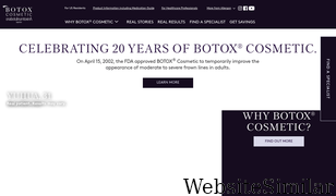 botoxcosmetic.com Screenshot