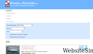 bourse-aux-equipiers.com Screenshot
