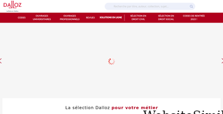 boutique-dalloz.fr Screenshot