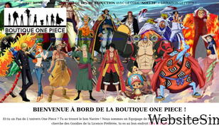 boutique-one-piece.fr Screenshot