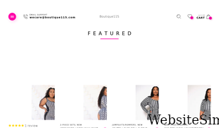 boutique115.com Screenshot