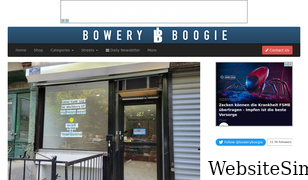 boweryboogie.com Screenshot