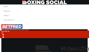 boxing-social.com Screenshot