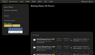 boxingforum24.com Screenshot