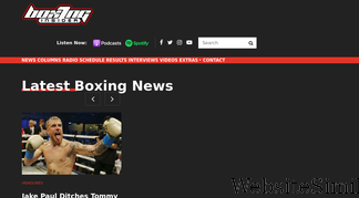 boxinginsider.com Screenshot