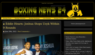 boxingnews24.com Screenshot