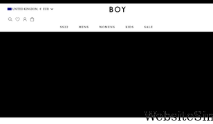 boy-london.com Screenshot