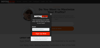 boydsbets.com Screenshot