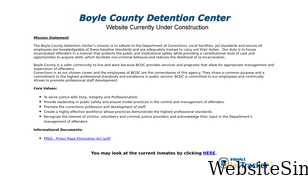 boylecountydetention.com Screenshot
