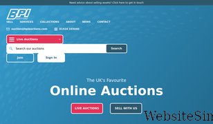 bpiauctions.com Screenshot