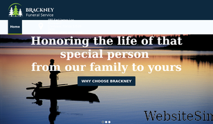 brackneyfuneralservice.com Screenshot