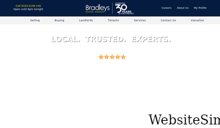 bradleys-estate-agents.co.uk Screenshot