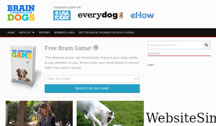 braintraining4dogs.com Screenshot