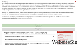 brandenburg-impft.de Screenshot