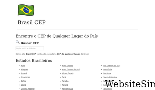 brasilcep.com.br Screenshot