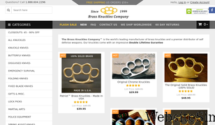 brassknucklescompany.com Screenshot