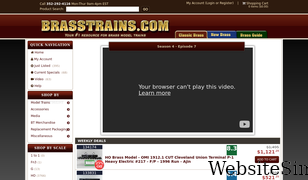 brasstrains.com Screenshot