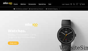 braun-clocks.com Screenshot
