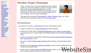 brendangregg.com Screenshot